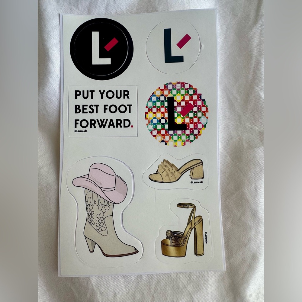 Larroude Sticker Set - Picture 2 of 8